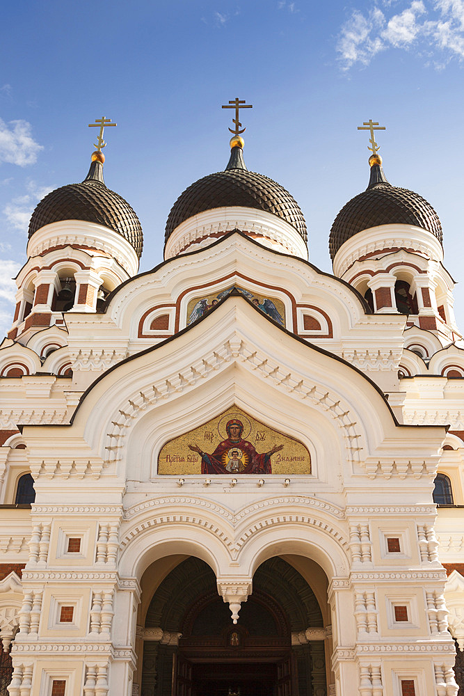 Orthodox Cathedral of Alexander Nevsky, Toompea, Old Town, Tallinn, Estonia