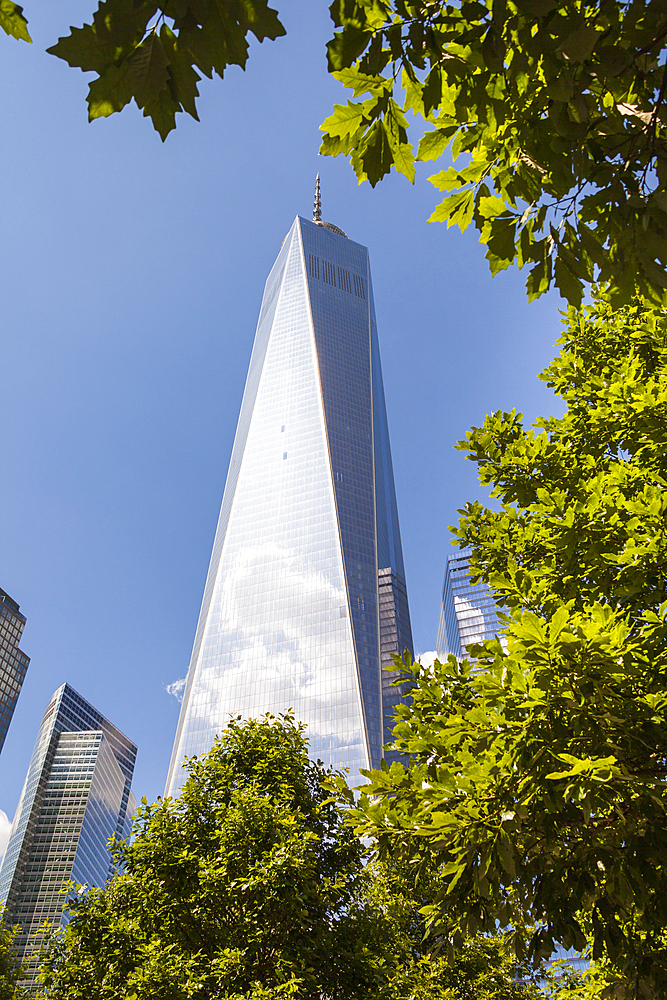 One World Trade Center also known as Tower 1 and Freedom Tower, Manhattan, New York City, New York, USA