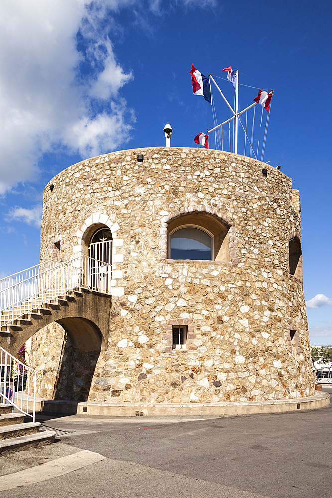 Harbour master,??s tower, the Capitainerie, Saint Tropez, France