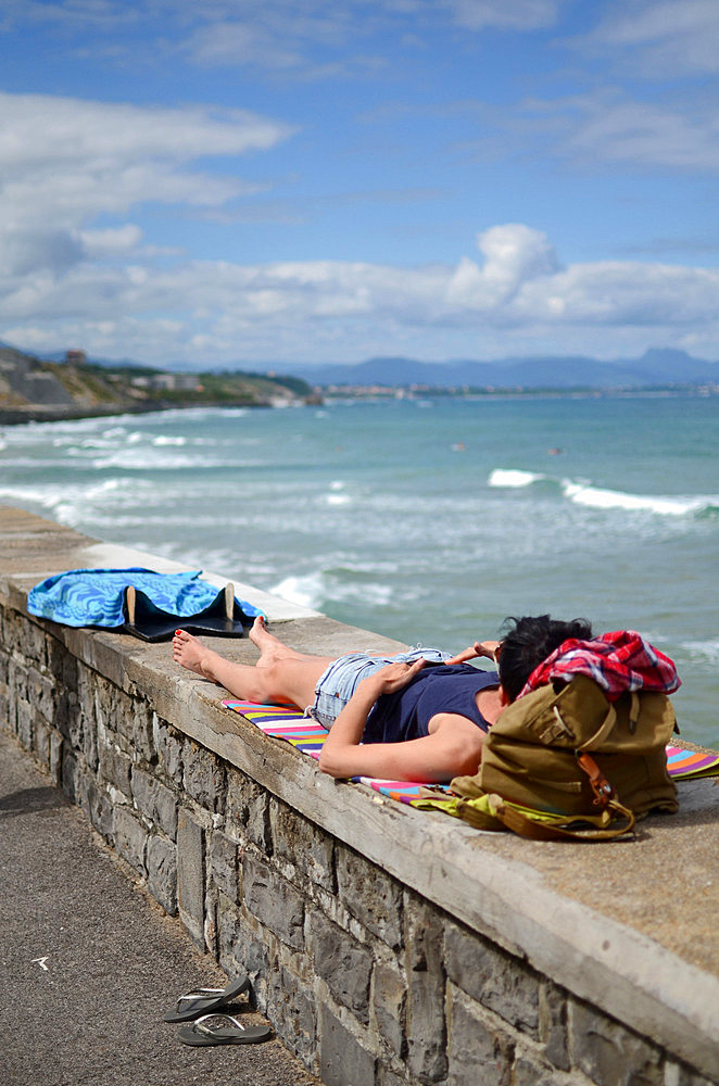 Scenes of Biarritz, France