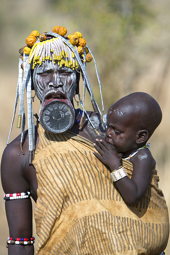 mursi tribe in southern Ethiopia