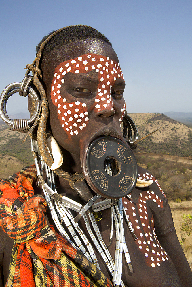 mursi tribe in southern Ethiopia