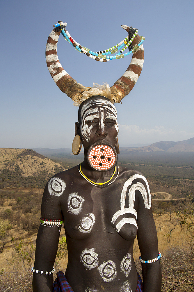 mursi tribe in southern Ethiopia