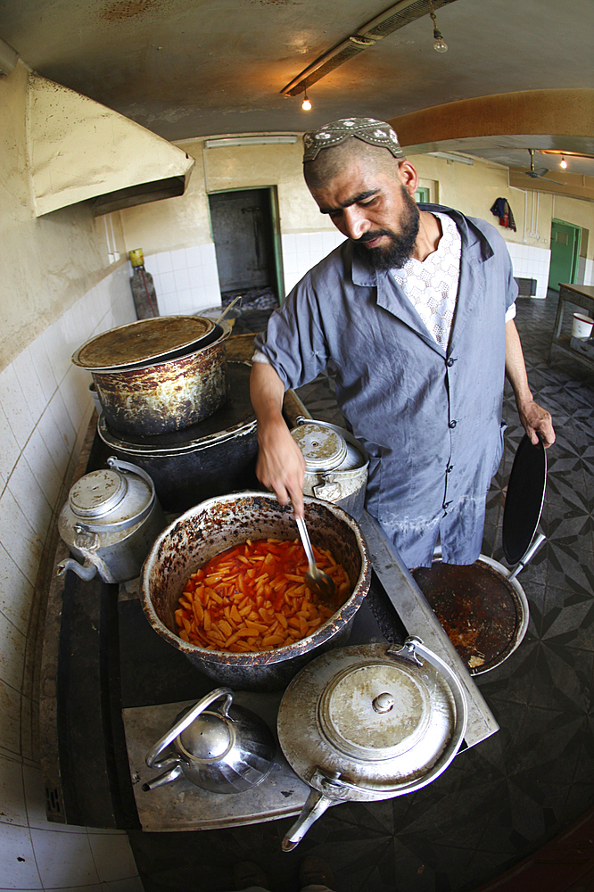 food at an Afghan hospital