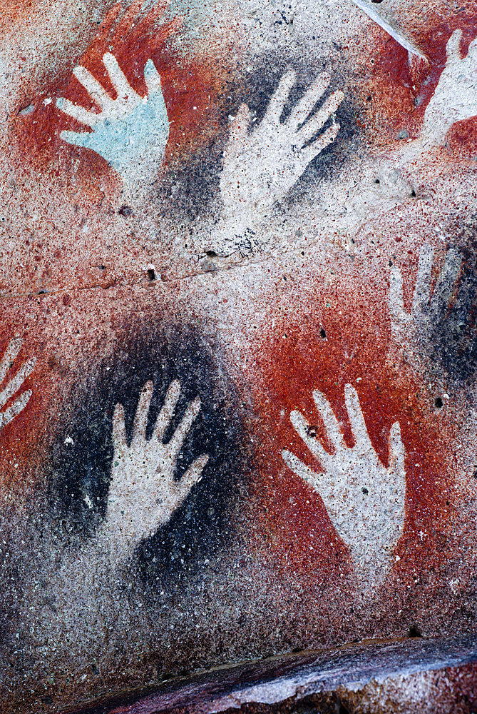 Cueva de las Manos del Rio Pinturas, Cave of the Hands, Patagonia, Province of Santa Cruz, Argentina