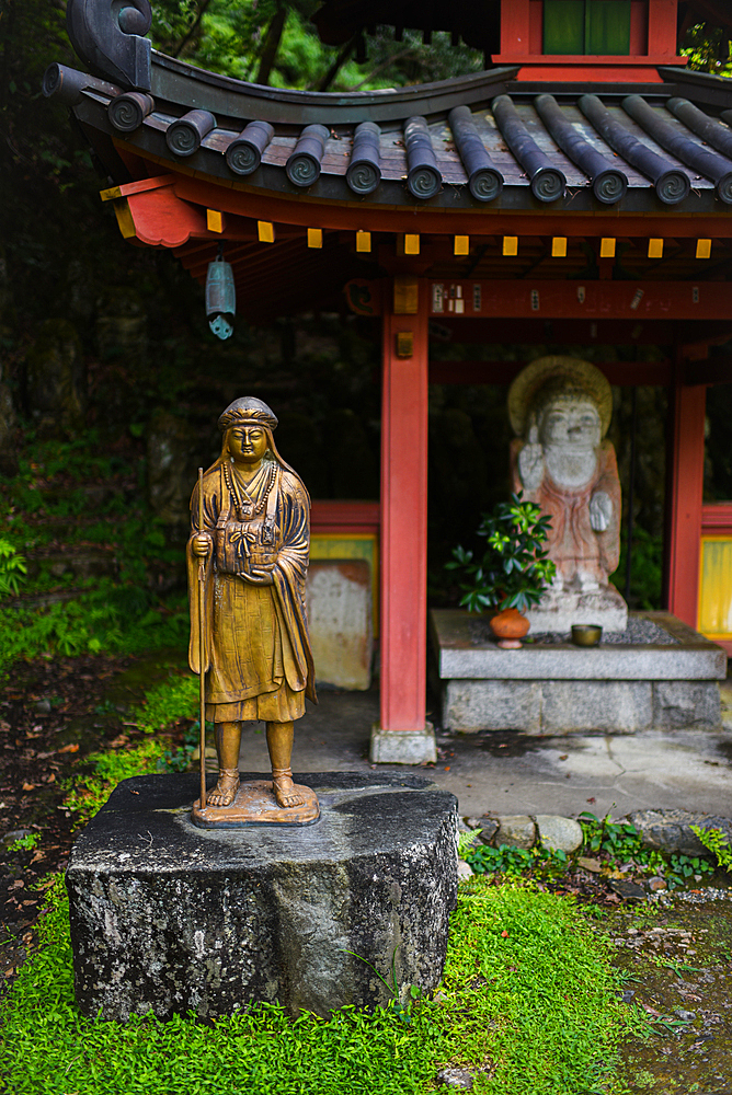 Otagi Nenbutsu-ji Buddhist temple in the Arashiyama neighborhood of Kyoto, Japan