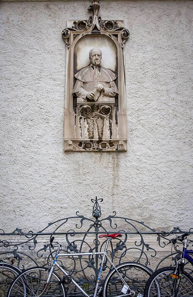 Detail of facade, Mausoleum, Graz, Austria