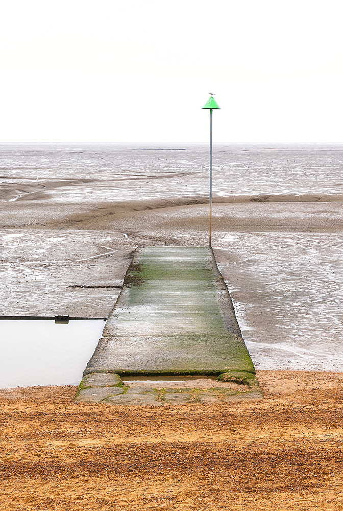 Low tide at Leigh on Sea, Essex, England, United Kingdom, Europe