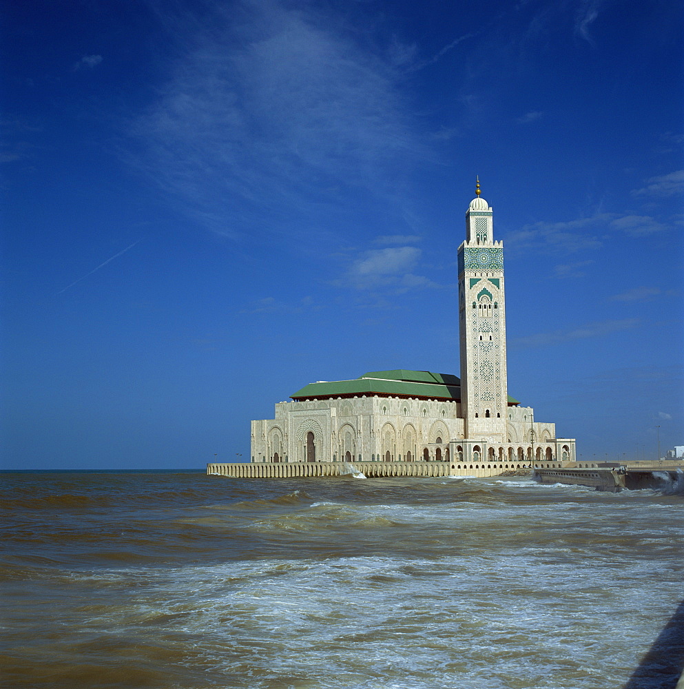 The Hassan II Mosque, Casablanca, Morocco, North Africa, Africa