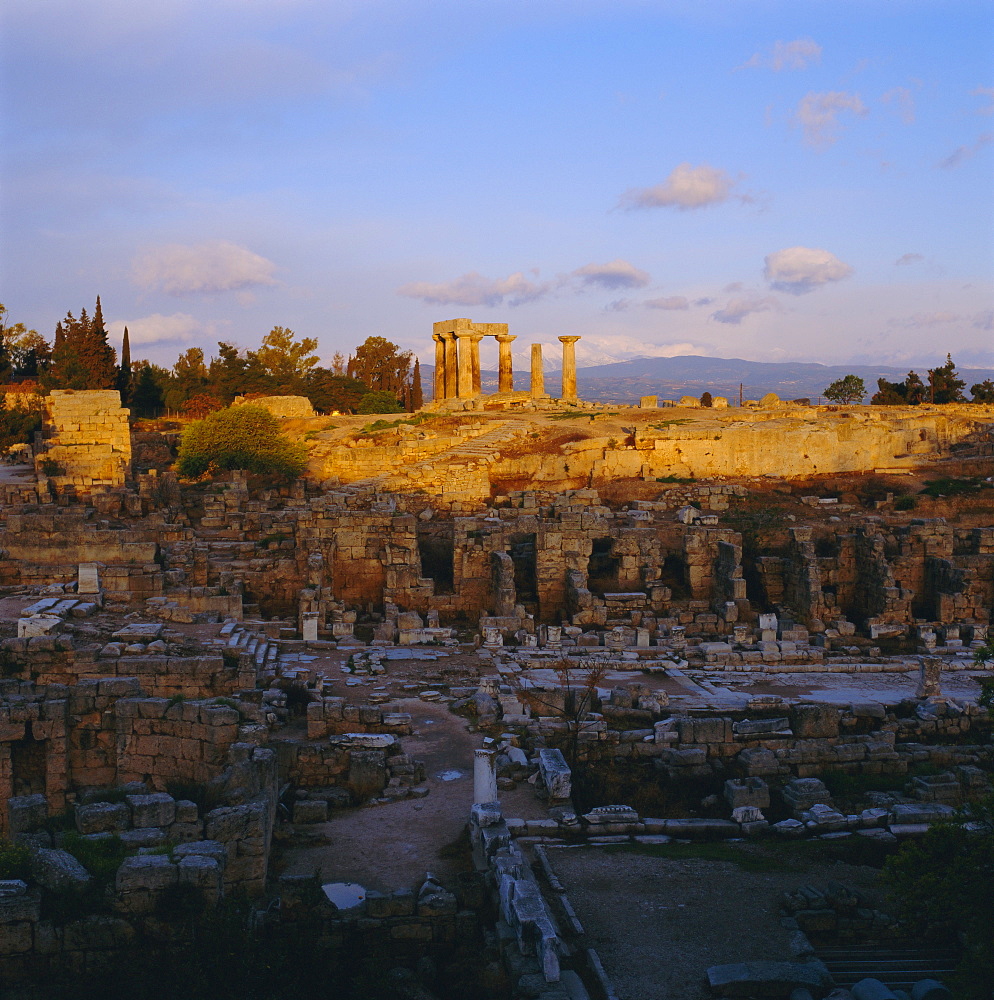 Temple of Apollo, Corinth, Greece, Europe