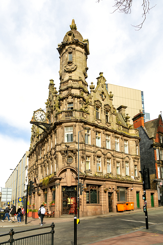 The Vines Big House public house, Lime Street, city centre of Liverpool, England, UK 1907 architect Walter W Thomas