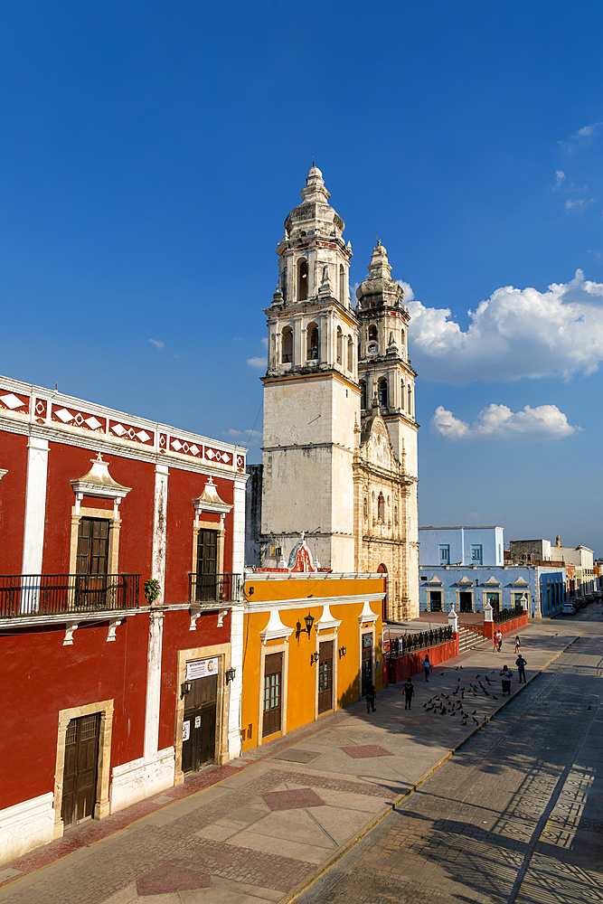 Cathedral Church of Our Lady of the Immaculate Conception, Campeche City, UNESCO World Heritage Site, Campeche State, Mexico, North America