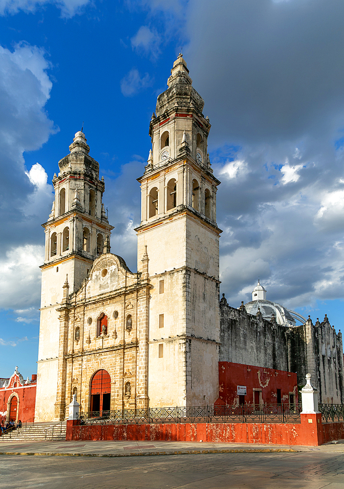 Cathedral church of Our Lady of the Immaculate Conception, Campeche City, UNESCO World Heritage Site, Campeche State, Mexico, North America