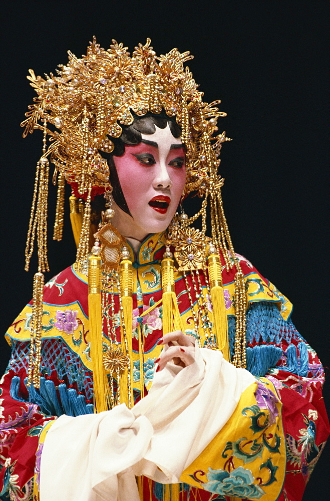 Chinese stage opera, Cheung Chau Island, Hong Kong, China, Asia