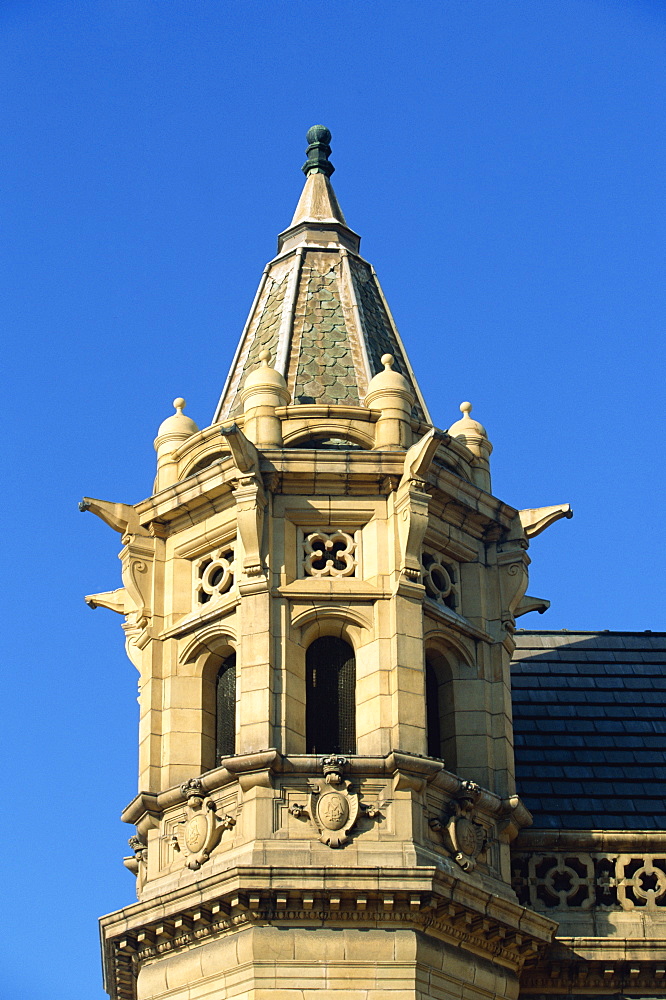 A tower of Port Elizabeth Library, South Africa, Africa