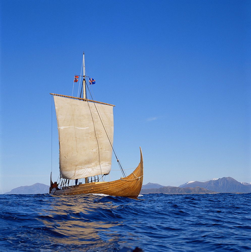 Gaia, replica Viking ship, Norway, Scandinavia, Europe