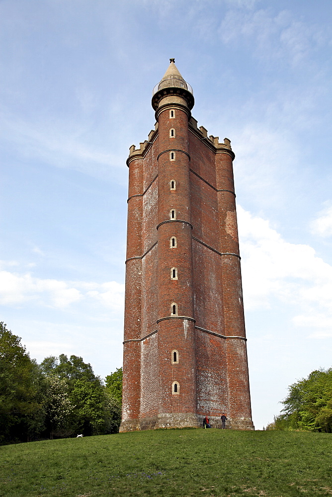 King Alfred's Tower, Stourhead, Wiltshire, England, United Kingdom, Europe