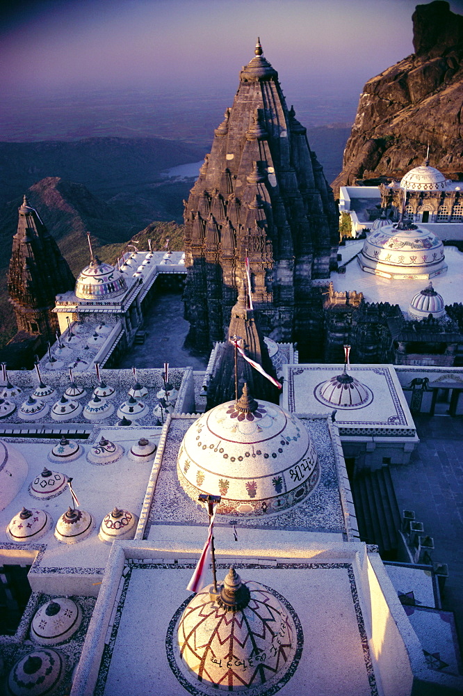 Jain Holy Hill and Temple complex, Mount Girnar, Junagadh (Junagarh), Gujarat, India