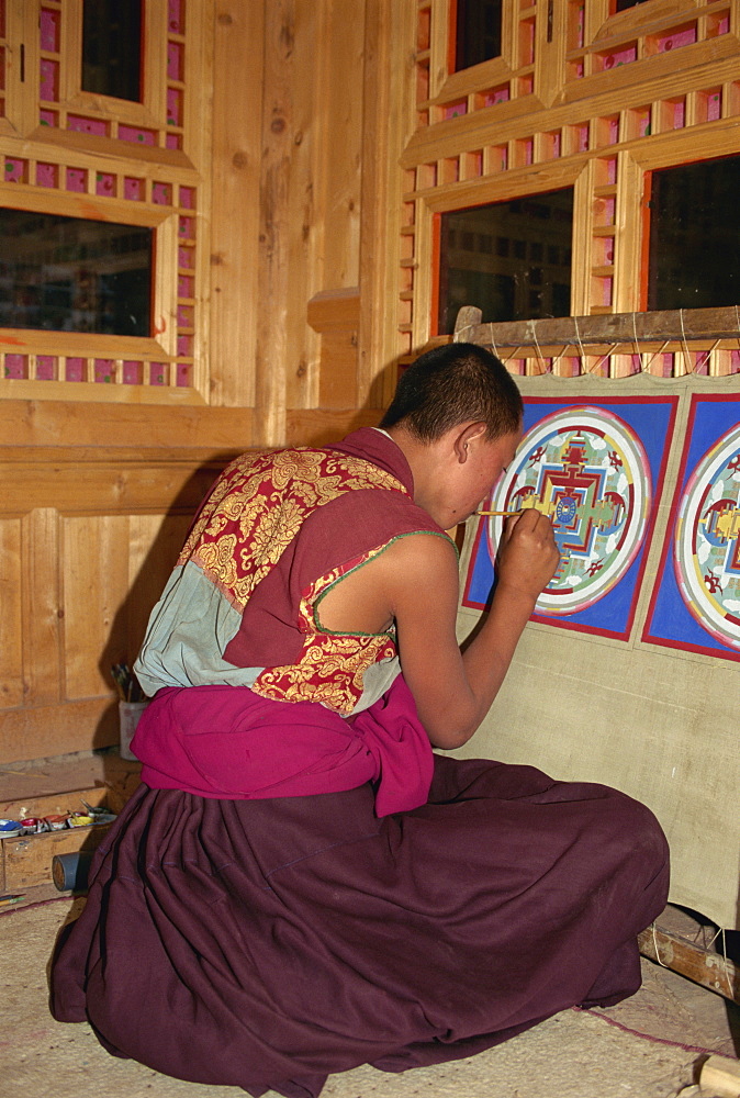 Regong art, Qinghai, China, Asia