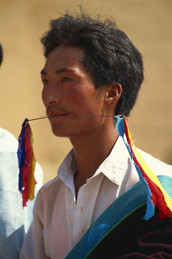 Tibetan, coming of age ritual, Qinghai, China, Asia