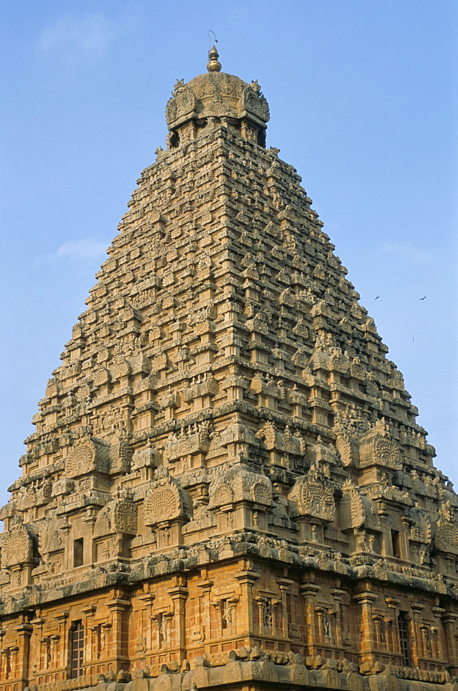 A 10th century temple of Sri Brihadeswara (Brihadisvara), UNESCO World Heritage Site, Thanjavur (Tanjore), Tamil Nadu, India, Asia