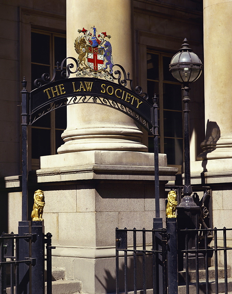 The Law Society entrance, London, England, United Kingdom, Europe