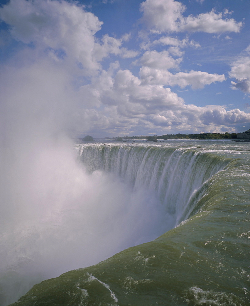 Horseshoe Falls from Table Rock, Niagara Falls, Niagara, Ontario, Canada, North America