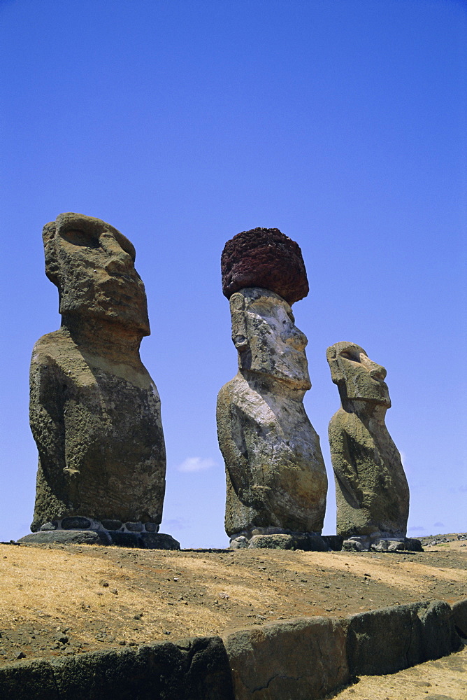 Ahu Tongariki, Easter Island, Chile, Pacific