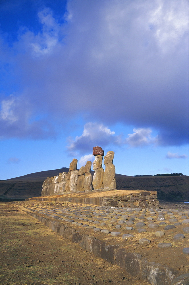 Ahu Tongariki, Easter Island, Chile, Pacific