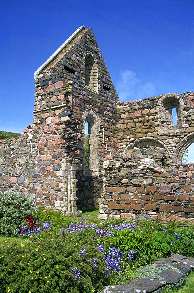 Nunnery site, Iona, Argyll, Inner Hebrides, Scotland, United Kingdom, Euyrope