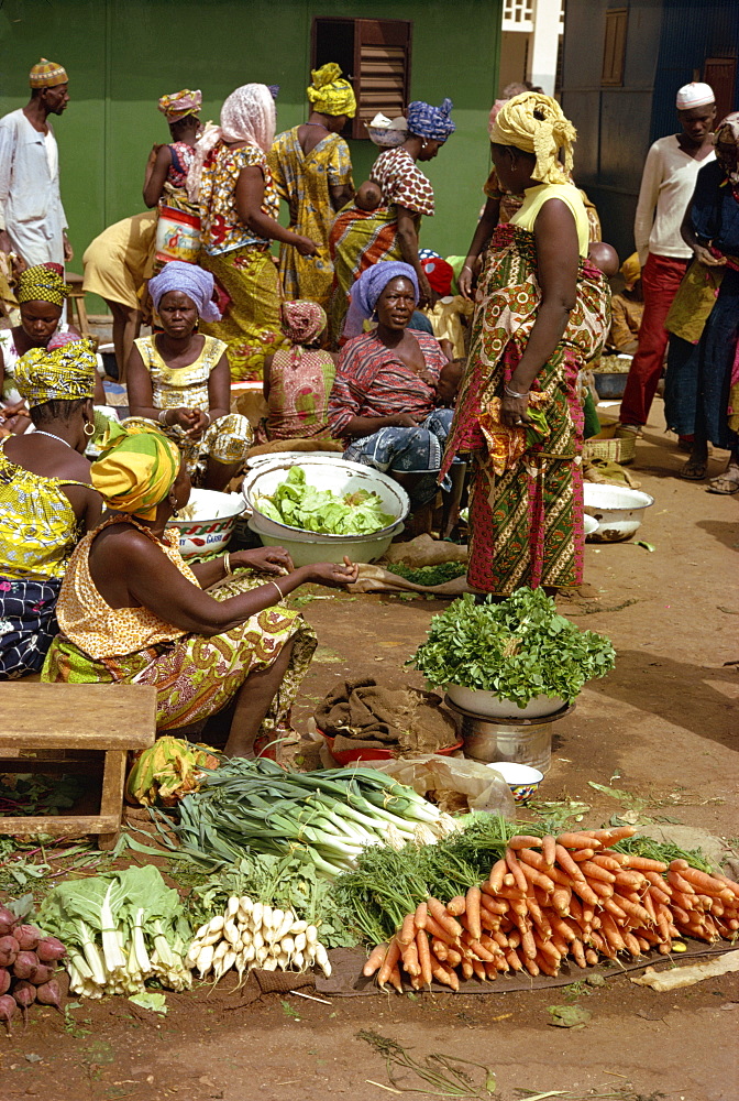 Market scene, Niamey, Niger, Africa