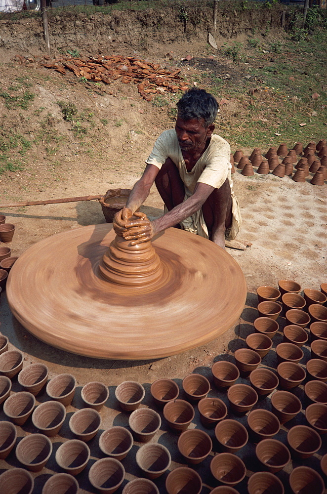 Potter, Assam, India, Asia