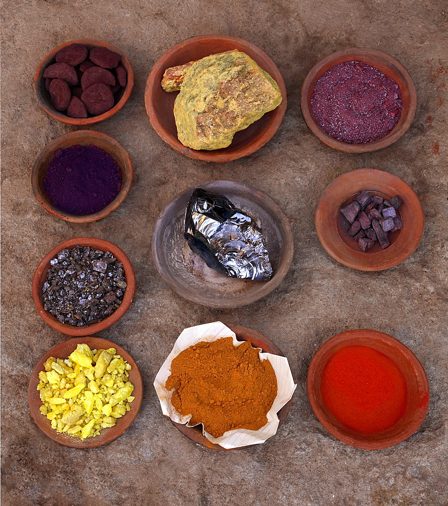 Bhasma (Ayurveduc medicine) ingredients, Kerala, India, Asia