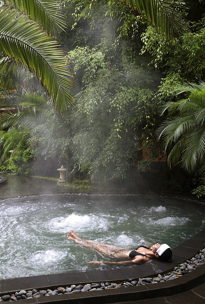 Hot Spring Pool at the Brilliant Resort and Spa in Kunming, Yunnan Province, China, Asia