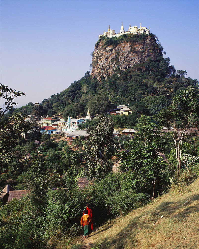 Mount Popa, Myanmar (Burma), Asia