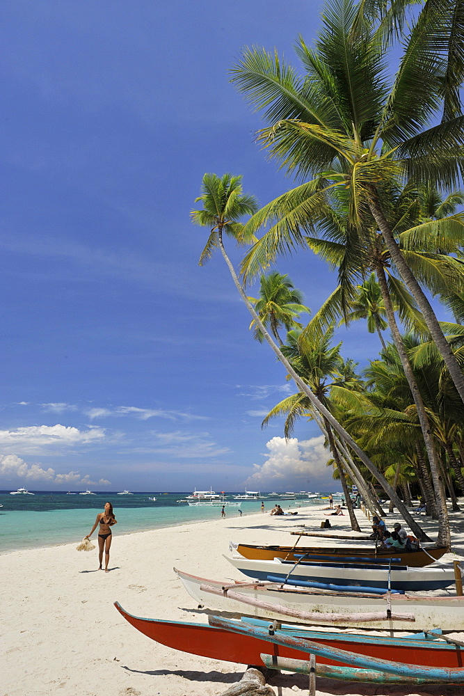 Alona beach, Panglao Island, Bohol, Philippines, Southeast Asia, Asia