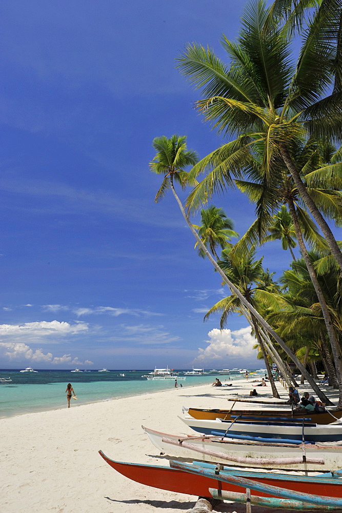 Alona beach, Panglao Island, Bohol, Philippines, Southeast Asia, Asia