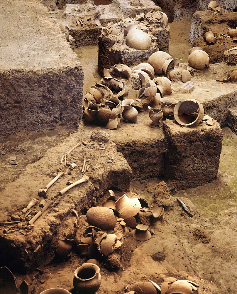 Excavation of the prehistoric site of Ban Chiang, Thailand, Southeast Asia, Asia