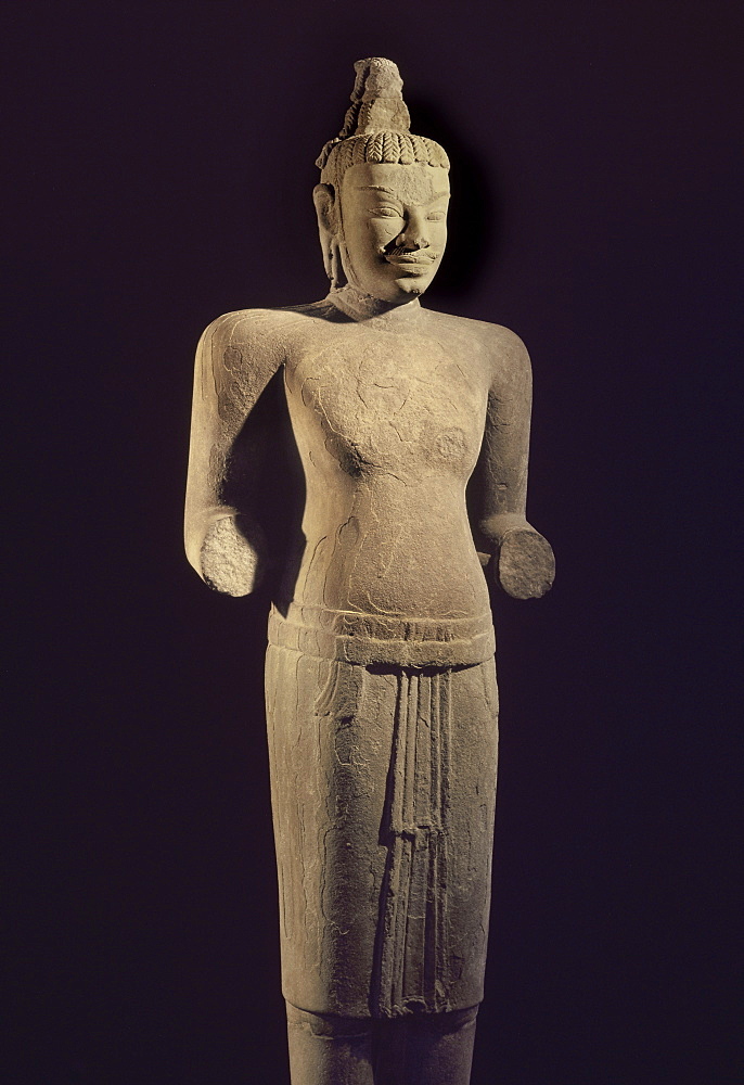 Standing Shiva from Mi Son, Cham art from the 8th century, Danang Museum, Vietnam, Indochina, Southeast Asia, Asia