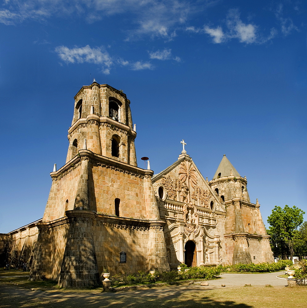 Miagao Church built in 1797, recently restored, UNESCO World Heritage Site, Iloilo, Panay, Philippines, Southeast Asia, Asia