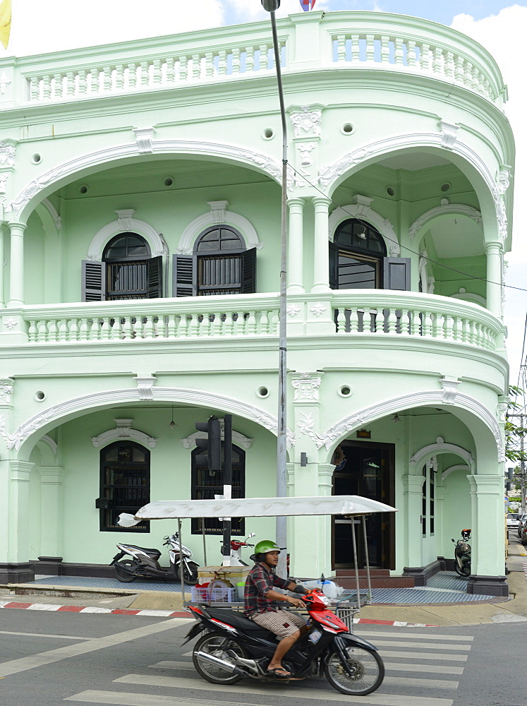 Standard Chartered Bank building, Phuket town, Thailand, Southeast Asia, Asia