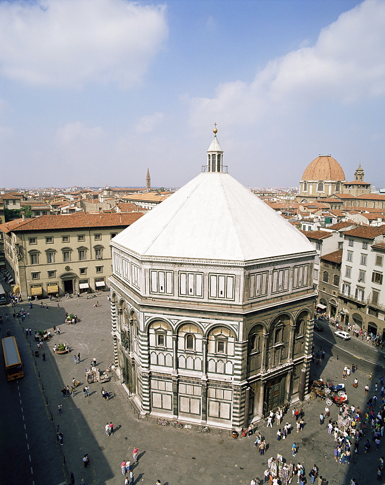 Baptistery, Duomo, Florence, UNESCO World Heritage Site, Tuscany, Italy, Europe