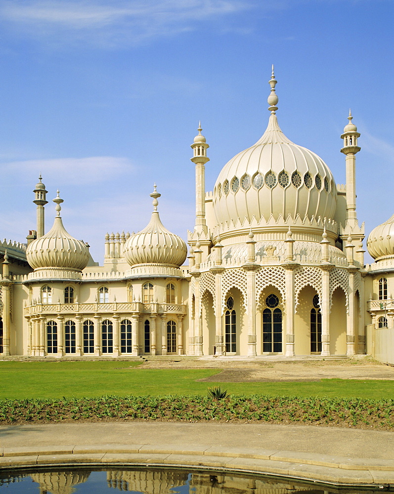 The Royal Pavilion, built by the Prince Regent, later to become King George IV, Brighton, East Sussex, England, UK