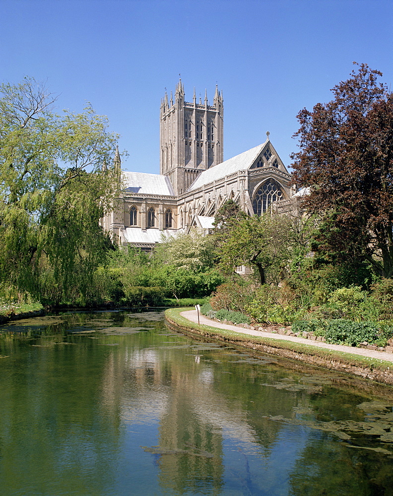 Wells Cathedral, Wells, Somerset, England, United Kingdom, Europe