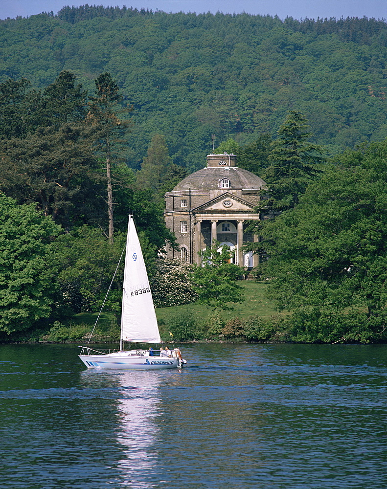 Belle Isle Round House, Lake Windermere, Lake District National Park, Cumbria, England, United Kingdom, Europe