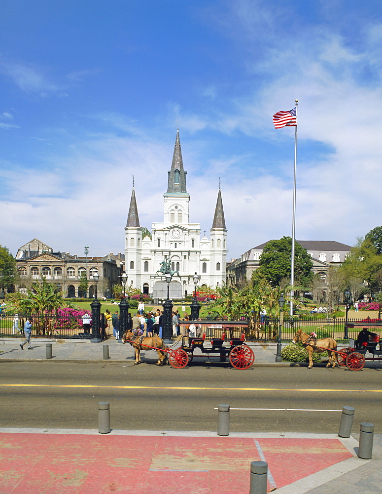 Jackson Square, New Orleans, Louisiana, USA, North America