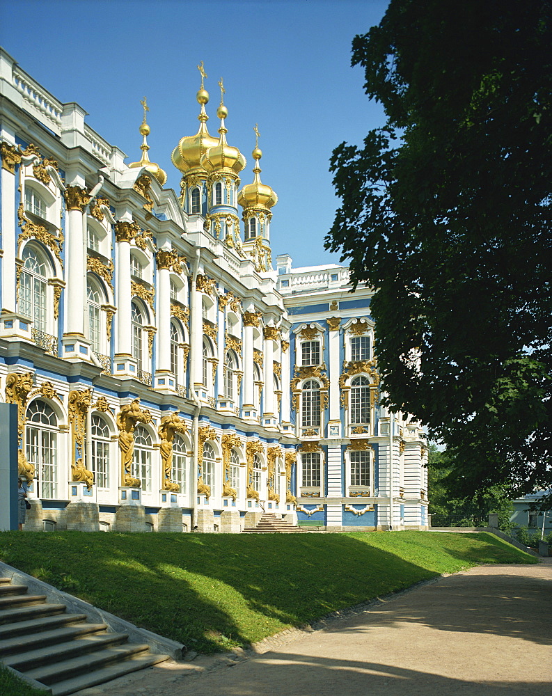 Catherine Palace near St. Petersburg, Russia, Europe