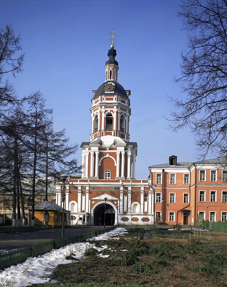 Bell Tower, Donskoy Monastery, Moscow, Russia, Europe