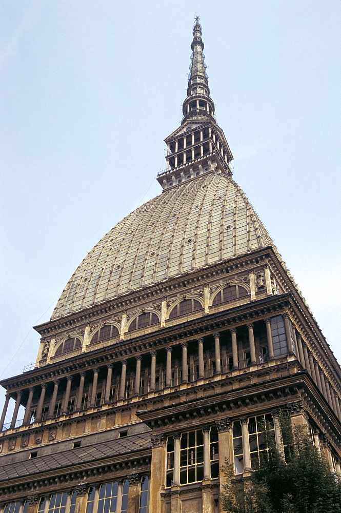 Mole Antonelliana, originally a synagogue, sold to the city, of which it is now a symbol, Turin, Piedmont, Italy, Europe