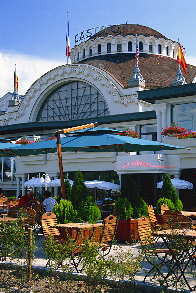 Casino, Evian-les-Bains, Lac Leman, near Geneva, Haute-Savoie, Rhone-Alpes, France, Europe